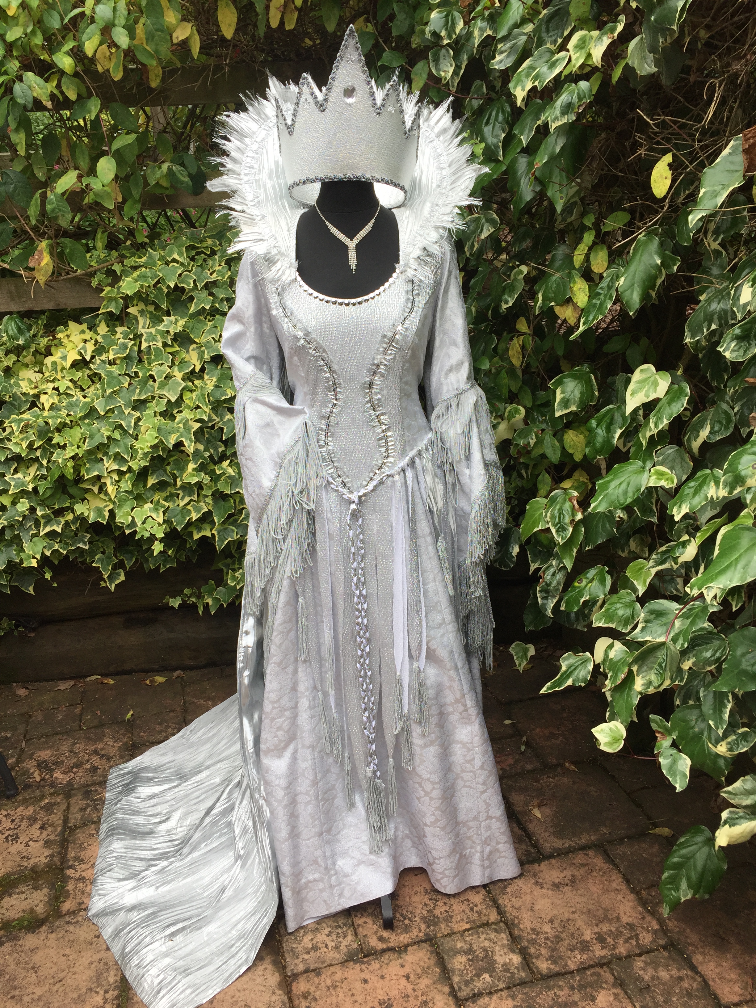 Masquerade Silver Ice Queen Costume - Masquerade