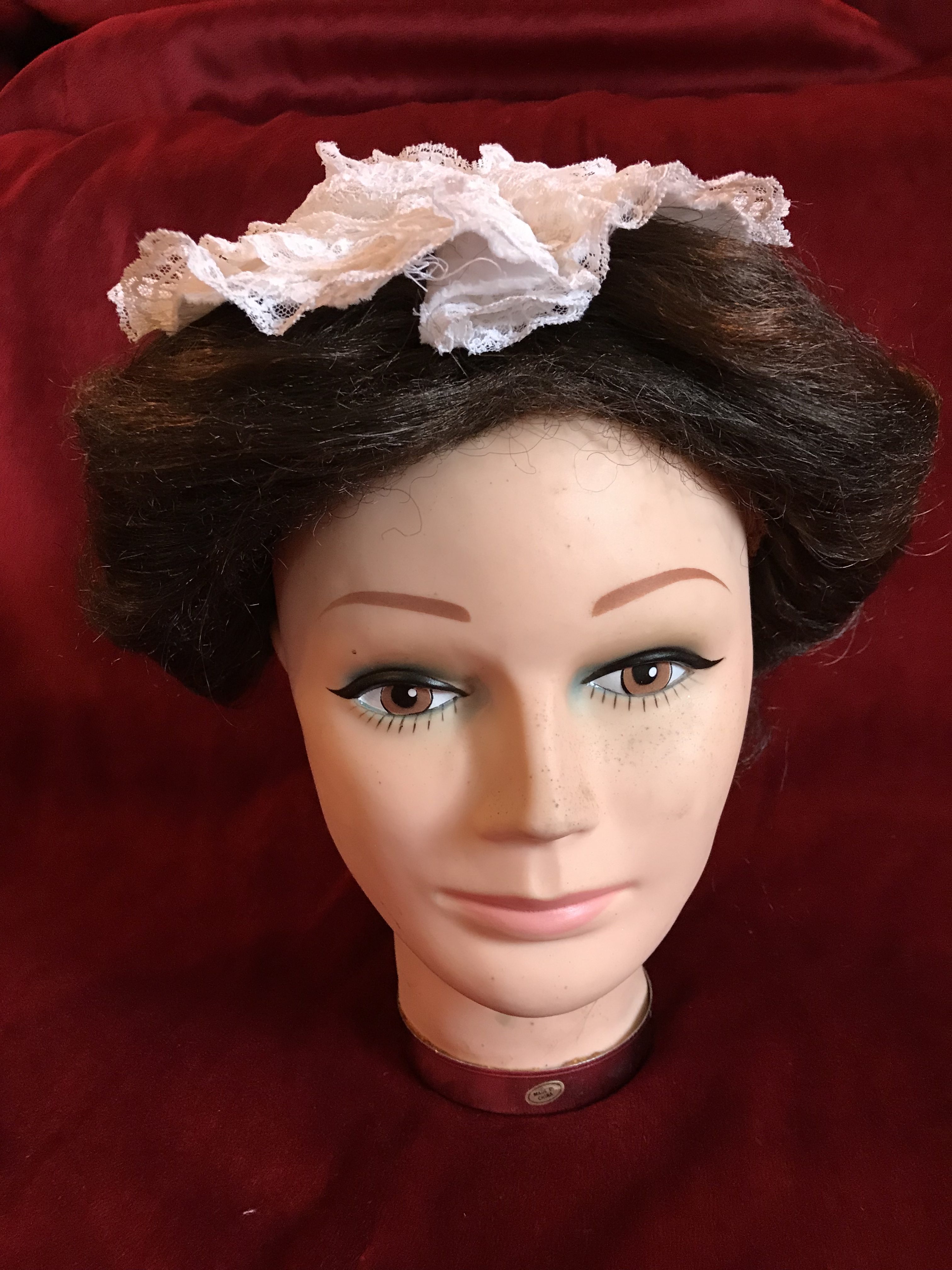 Masquerade Brown Victorian Maid Wig Masquerade