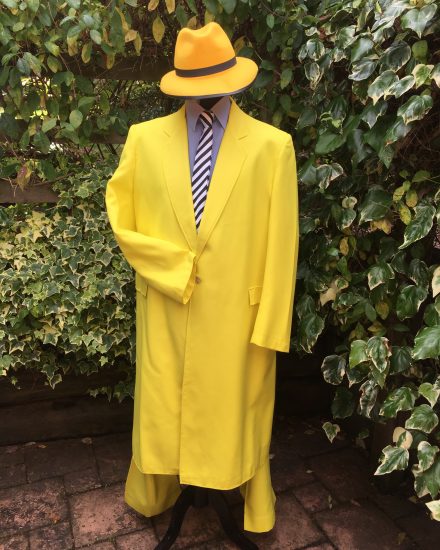 Masquerade Mask Yellow Zoot Suit Masquerade