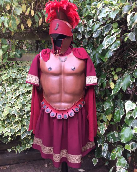 Masquerade Brown Leather Roman Centurion Armour - Masquerade