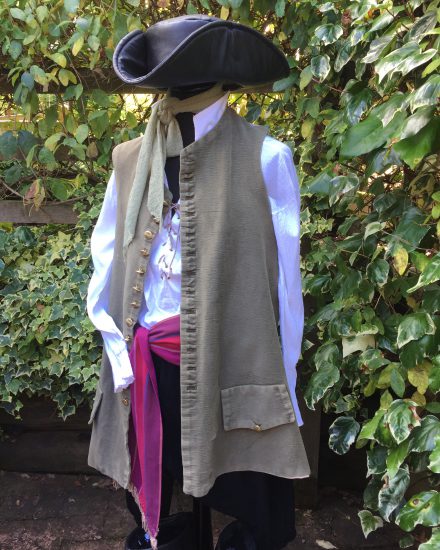 Gents First Mate Pirate Costume - Masquerade