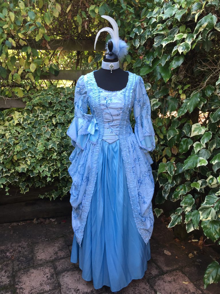 Ladies Blue Sequin Princess Costume For Hire. Disney Princess Costume