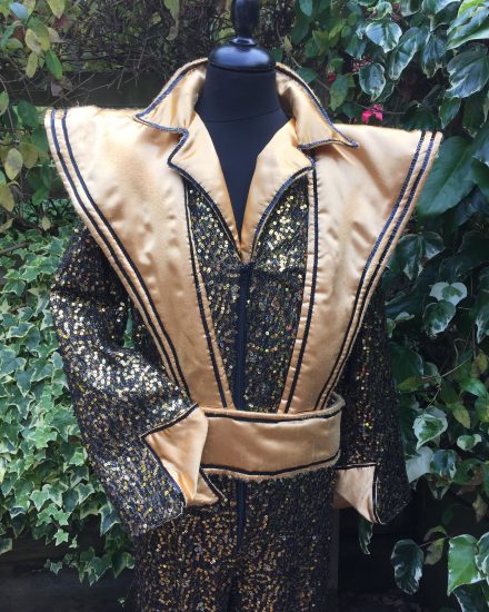 Masquerade Mens Gold Sequin Glam Rck Jumpsuit For Hire. Mens 1970’s ...