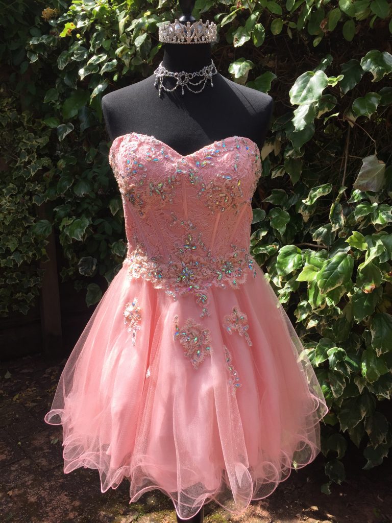 Pink Short Prom Princess - Masquerade