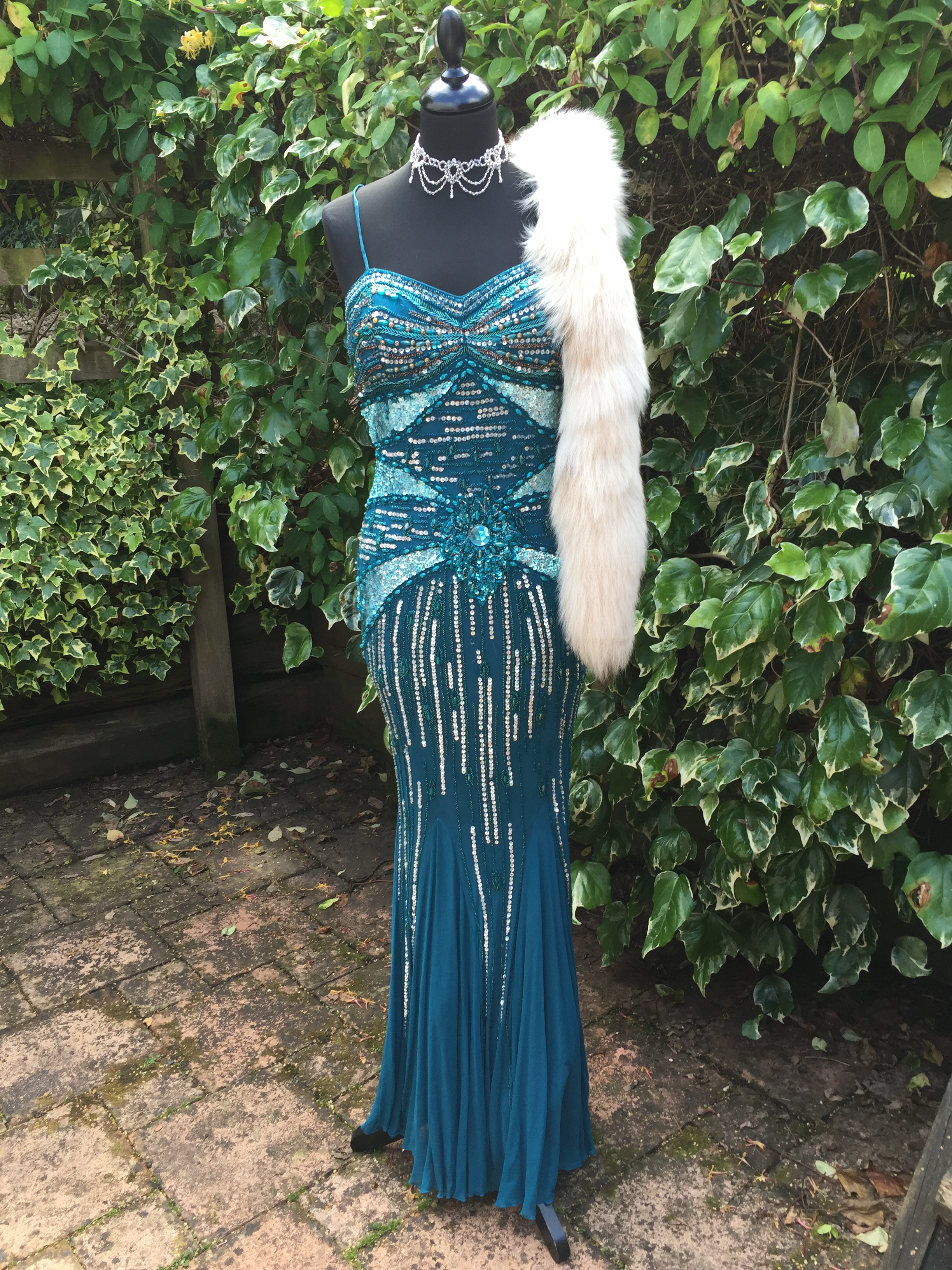 1940s evening dress hire sale