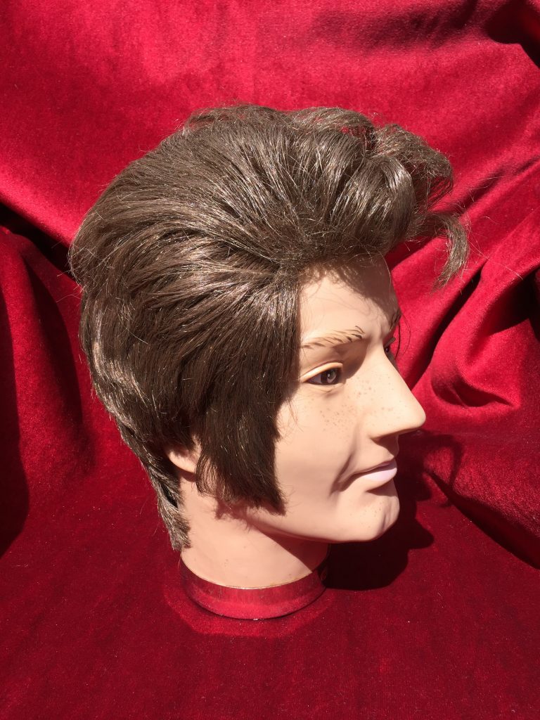 Mr Pinky Brown Quiff Wig For Hire. Hairspray Wigs For Hire. Stage Wigs