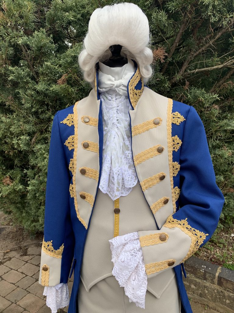 Gents Regency Footman Costume For Hire. Georgian Footman Uniform