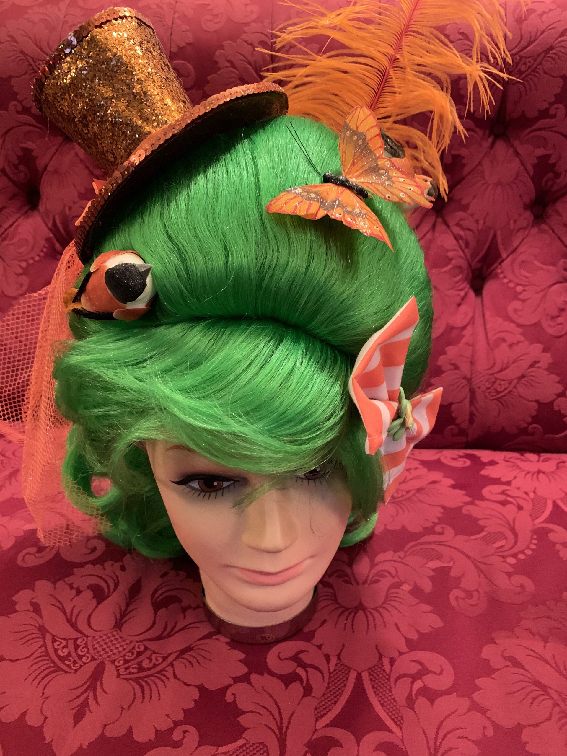 Green wig uk best sale