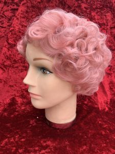 Pink Fingerwave wig